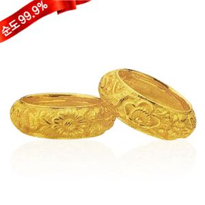 순금 쌍가락지 반지 18.75g 24K [데이지]