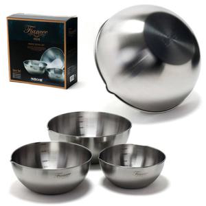 국산 스텐304 스테인레스 믹싱볼 샐러드볼 3종set