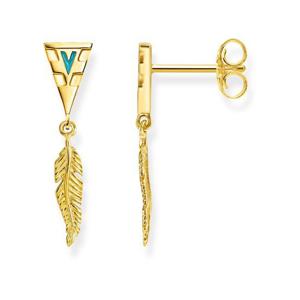 [토마스사보][정품보증]깃털 골드 귀걸이 H1991-427-17