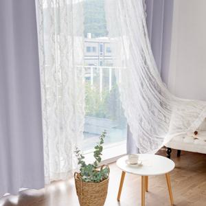 까르데코 디망쉬 중형 암막+벨라 레이스 긴창커튼4장+커튼봉15자