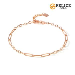 펠리체골드 [봄특가] 14K 샤이닝 레일 팔찌