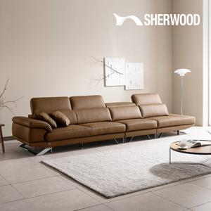 도란 6인 아띠잔 내추럴 천연통가죽 기능성 소파