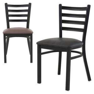 더조아 철재캐빈체어 블랙 카페 식당 업소용 식탁의자