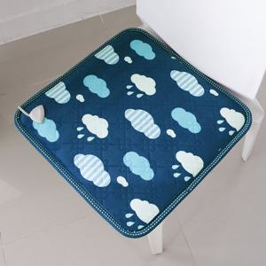 디누스 한일전기 극세사 구르미 네이비 1인용 전기방석 44X44cm