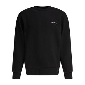 칼하트 WIP 스크립트 자수 스웨트셔츠 I034496 0D2XX BLACK DOM