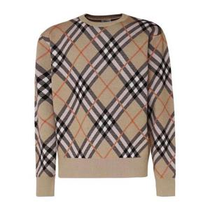 25SS 버버리 아가일 체크 울 크루넥 스웨터 8093497 DOM
