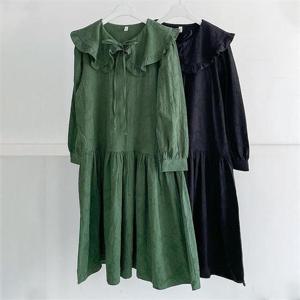 빅사이즈사랑해요 G410L202 자가드빅카라롱원피스 BN