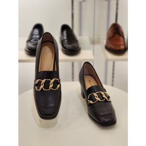 [금강 구두] 금강제화 랜드로바 RENPUC3313K1 르느와르 여성 체인장식 쿠션 로퍼 구두 RENPUC3313K1