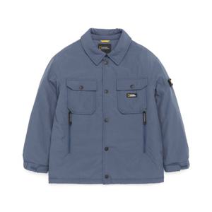내셔널지오그래픽 키즈 K223UPD060 셔츠형 패딩 JP HARBORBLUE