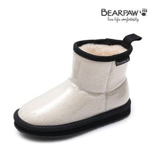 [와이컨셉] 베어파우 아동 곰돌이자수 방수 양털부츠 아이보리 NYRA K2745030PD-K K2917321QD-K