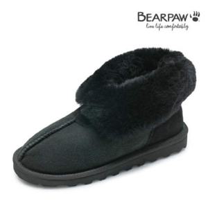 [와이컨셉] 베어파우 여성 양털 앵클 숏부츠 블랙 MARILYN K2664001PD-W K2664001PD-W