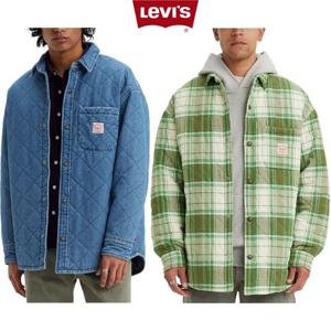 리바이스 16801459 남자 오버사이즈 셔츠 스타일 퀼팅 자켓