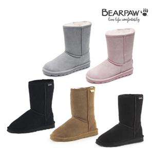 [와이컨셉] 베어파우 여성 겨울 천연가죽 양털 미들부츠 5종 택1 2367PD-W 2367PD-W