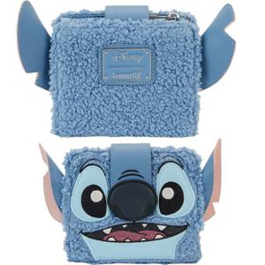 라운지플라이 WDWA2896 디즈니 스티치 셰르파 폴더형 지갑