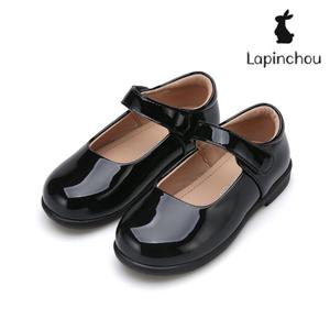 [트래드후스] 라팡슈 마농 페이턴트 키즈 메리제인 블랙 여아구두 LPFTJ2L0BK S5WLPFTJ