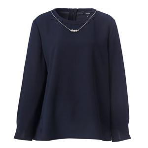 [요하넥스]넥클리스라운드블라우스 Z4A3B102