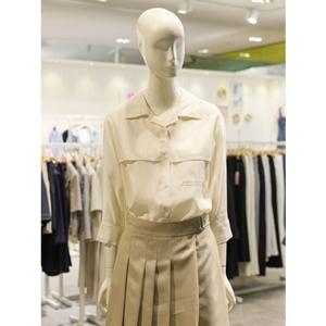 [숲] SOUP 숲 덧장 7부 카라 셔츠 (SA4LS35) SA4LS35