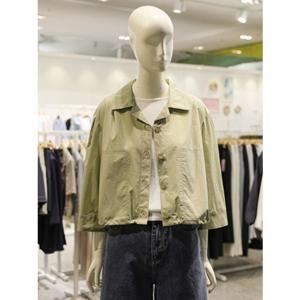 [숲] SOUP 숲 밑단스트링 7부 자켓형 셔츠 (SA4LS90) SA4LS90