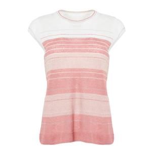 [리본] 리본 스트라이프 캡소매 니트 티셔츠 RD6-BL300 RD6BL300