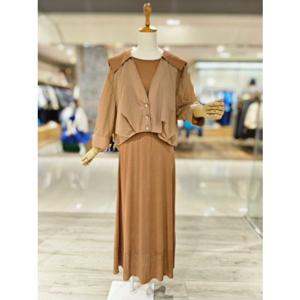 [코데즈컴바인] 니트카라 셔츠 셋업 원피스 (CJB-OP505W4) CJBOP505W4