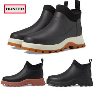 헌터 B0CK2L8JFG 여자 시티 익스플로어 방수 앵클 레인부츠