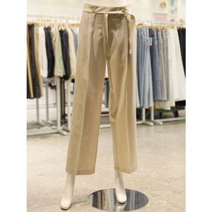 [숲] SOUP 숲 벨티드 턱 와이드 팬츠 (SA5LP81) SA5LP81