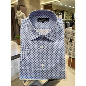 [카운테스마라 와이셔츠] 일반핏 면아사 프린팅 반팔셔츠 (CDSW1C4103B0) CDSW1C4103