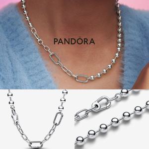 판도라 392799C00 ME 메탈 비즈 링크 체인 목걸이