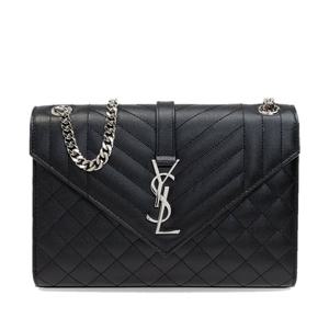 생로랑 600185BOW92 1000 여자 Matelassw Envelope 숄더백