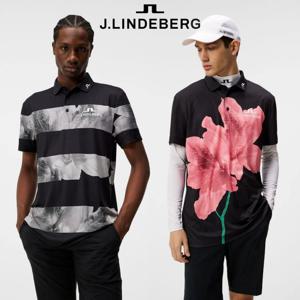 제이린드버그 GMJT11683 남자 TOUR TECH 반팔 골프 폴로 셔츠