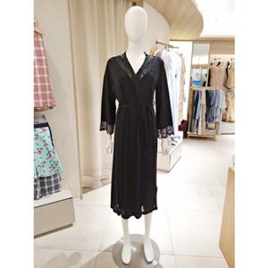 [바바라] 부들부들 베가스무스원단 딥브이레이스 로브가운 AGW4540R