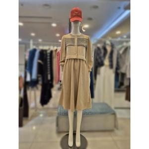 부루앤쥬디 세이브존03 부루앤쥬디 자가드 단배색 원피스 AGBBQLDR001BA