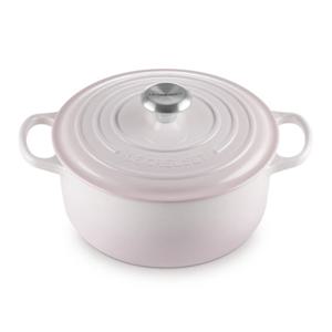 [르크루제] 북유럽 컬렉션 시그니처 원형냄비 24cm-쉘핑크