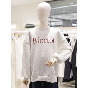 [숲] SOUP 숲 기모 레터링 라운드 티셔츠 (SACLT84) SACLT84