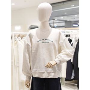 [숲] SOUP 숲 기모 로고 자수 맨투맨티셔츠 (SACLT83) SACLT83