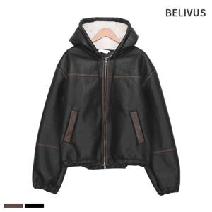 [빌리버스]빌리버스 남자 후드 무스탕 겨울 털 점퍼 BWT001