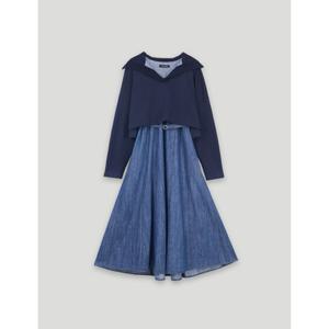 [코데즈컴바인] 니트카라 저지 원피스셋업 (CKA-OP504W2) CKAOP504W20