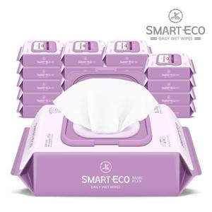 [스마트에코]베이직플러스 120매 20팩 캡형 아기물티슈