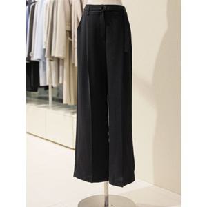 [숲] SOUP 숲 벨티드 핀턱 셋업 와이드 팬츠 (SB3TPM5) SB3TPM5