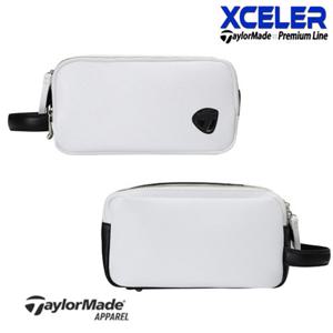 [테일러메이드] 25년 S S 남성 골프 블럭형 파우치 OS682 100(화이트) 남성 골프 손가방 TMBPOS682001