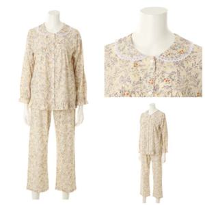 [비너스 란제리] 러블리 면레이온 여자잠옷 VPA4505WG 100사이즈 여자파자마 부드러운 여성잠옷 공주잠옷 신혼잠옷 VPA4505WG000