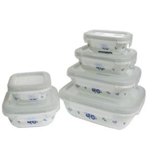 코렐 블루베리 반찬통 직사각 200ml - 1개 냉장보관 보관통 밀폐용기 보관용기 음식용기 음식통 음식보관용