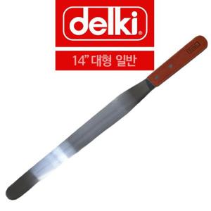 델키 업소용 우든 스페츄라 14 대형 일반 I자형 제빵주걱 스패출라 스패추라 나무손잡이 스페츄라 베이킹도