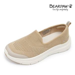 [와이컨셉] 베어파우 LILLIANA 여성 캐주얼 심플 슬립온 스니커즈 베이지글리터 K2987091RA-W K2987091RA-W