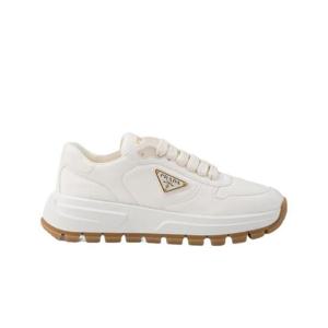 프라다 레더 스니커즈 아이보리 1E804M-038-F0304