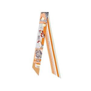 에르메스 그랜드 씨어터 누보 트윌리 아브리꼬 오랑쥬 죤 수프르 H063761S17