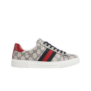 구찌 에이스 웹 스니커즈 베이지 블루 760774-FACMZ-4049