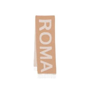 펜디 울 블렌드 프린지드 엣지 스카프 베이지 FXT116ASFYF15W8