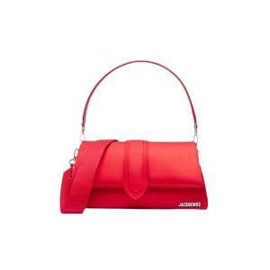 자크뮈스 르 밤비무 나일론 퍼프 나일론 플랩 백 레드 236BA308-3138-470