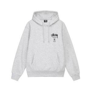 스투시 월드투어 후드 애쉬 헤더 2022 3923713